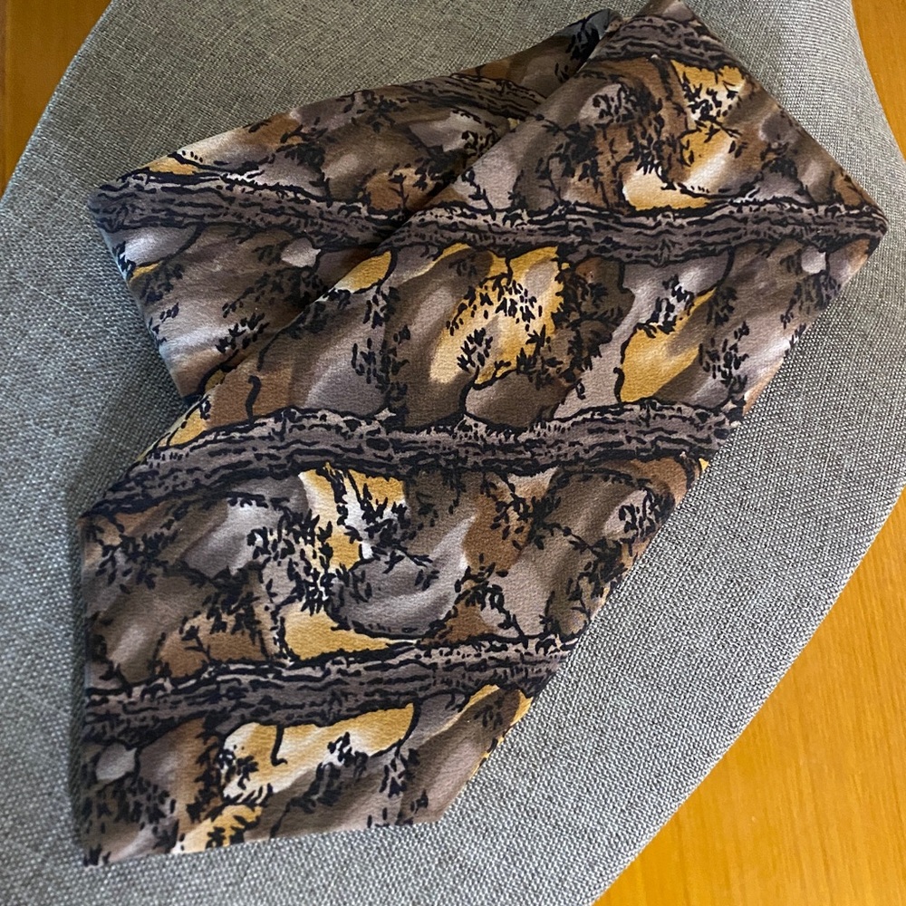 Jerry Garcia Silk Necktie Pine & Rock Collection No. 7